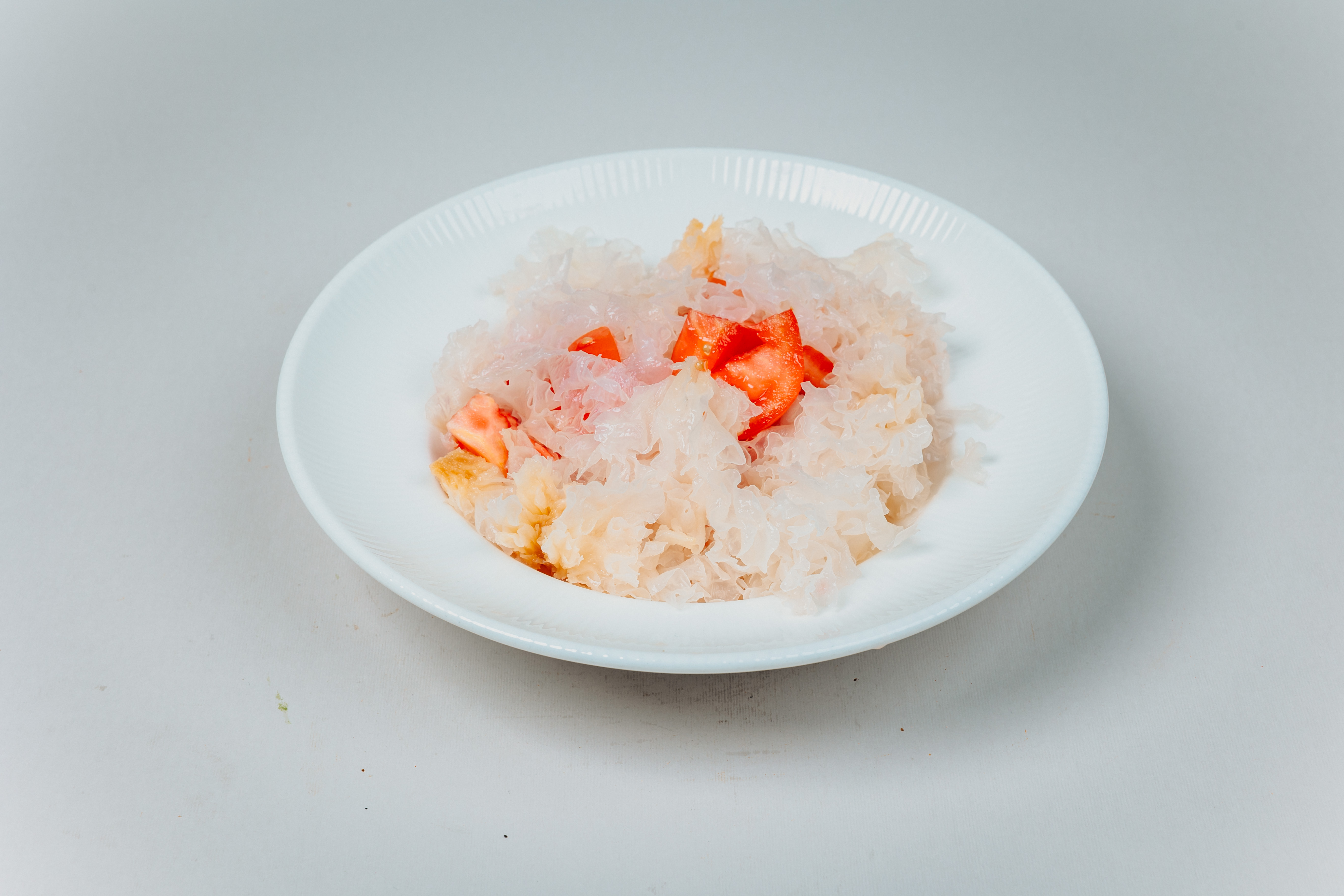 Бели гъби и домати